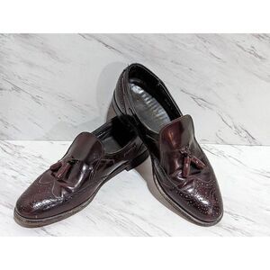 Dexter Men's Brown Leather Tasseled Loafer Size 9.5N